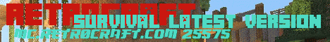 Retr0craft Minecraft server banner