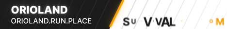 OrioLand Minecraft server banner
