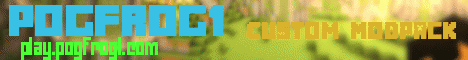 Pogfrog1 Minecraft server banner