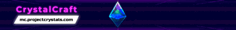 Crystal Craft banner Crystal Craft Minecraft server banner