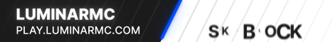 LuminaryMC banner LuminaryMC Minecraft server banner
