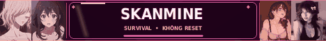 SKANmine Minecraft server banner