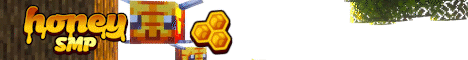 HoneySMP Minecraft server banner