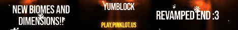 YumBlock Minecraft server banner