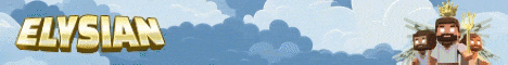 Elysian Minecraft server banner
