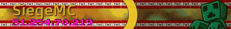 SiegeMC Minecraft server banner