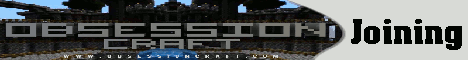 ObsessionCraft Minecraft server banner