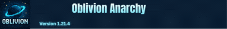 Oblivion Minecraft server banner