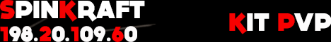 SpinKraft Minecraft server banner