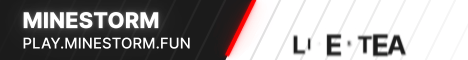 MineStorm banner MineStorm Minecraft server banner