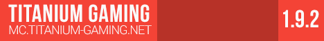 Titanium Gaming Minecraft server banner