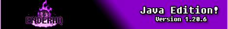 EnderHQ Minecraft server banner