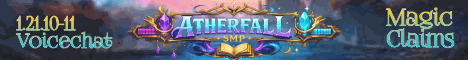 Atherfall SMP Minecraft server banner