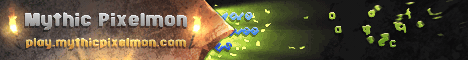 Mythic Pixelmon Minecraft server banner