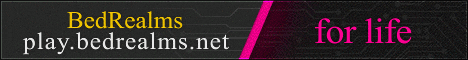 BedRealms Minecraft server banner