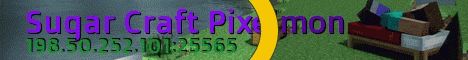 Sugar Craft Pixelmon Minecraft server banner