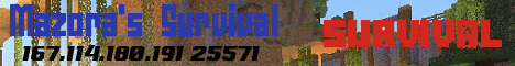 Mazoras Survival-Banner