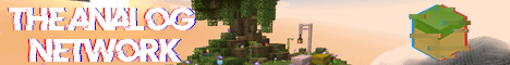 The Analog Network Minecraft server banner