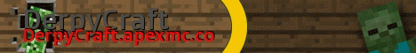 DerpyCraft Minecraft server banner
