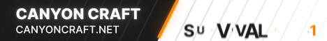 Canyon Craft Minecraft server banner