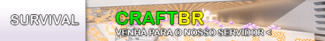 CraftBR  Vanilla Minecraft server banner