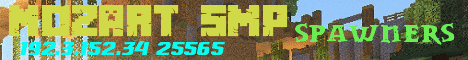 Mozarts Smp Minecraft server banner