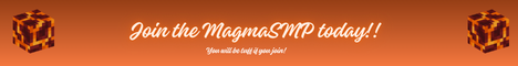 MagmaSMP banner MagmaSMP Minecraft server banner