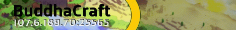 BuddhaCraft Minecraft server banner