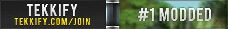 Tekkify Minecraft server banner