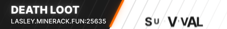 Death Loot Minecraft server banner