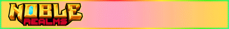 NobleRealms banner NobleRealms Minecraft server banner
