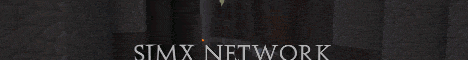 Simx Network Minecraft server banner