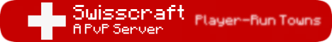 Swisscraft banner Swisscraft Minecraft server banner