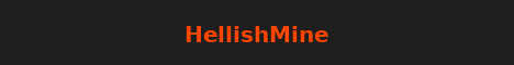 HellishMine banner HellishMine Minecraft server banner