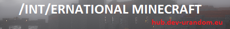 International Minecraft-Banner
