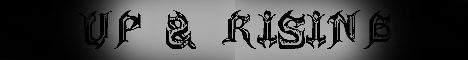 Up and Rising Minecraft server banner