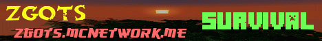 Zgots Minecraft Server-Banner