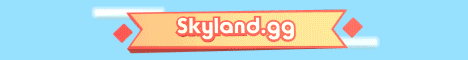 Skyland Minecraft server banner