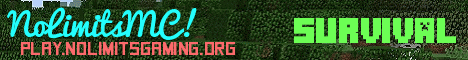 NoLimitsMC Minecraft server banner