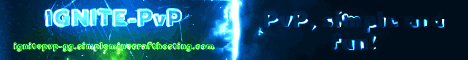 Ignite-PvP Minecraft server banner