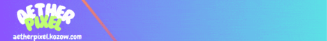 Aether Pixel Minecraft server banner