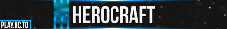 Herocraft Minecraft server banner