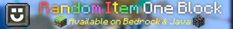 One Block Random Item Server-Banner
