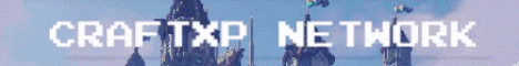 The CraftXp Network Minecraft server banner