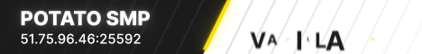 Potato SMP Minecraft server banner