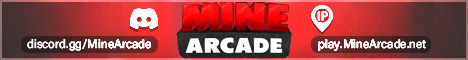 MineArcade Minecraft server banner