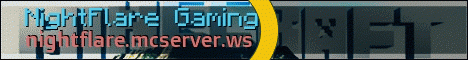 NightFlare Gaming Minecraft server banner