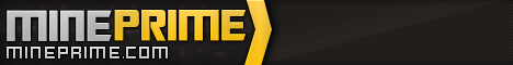 MinePrime Minecraft server banner