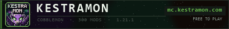 Kestramon Minecraft server banner