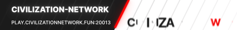Civilization-Network banner Civilization-Network Minecraft server banner